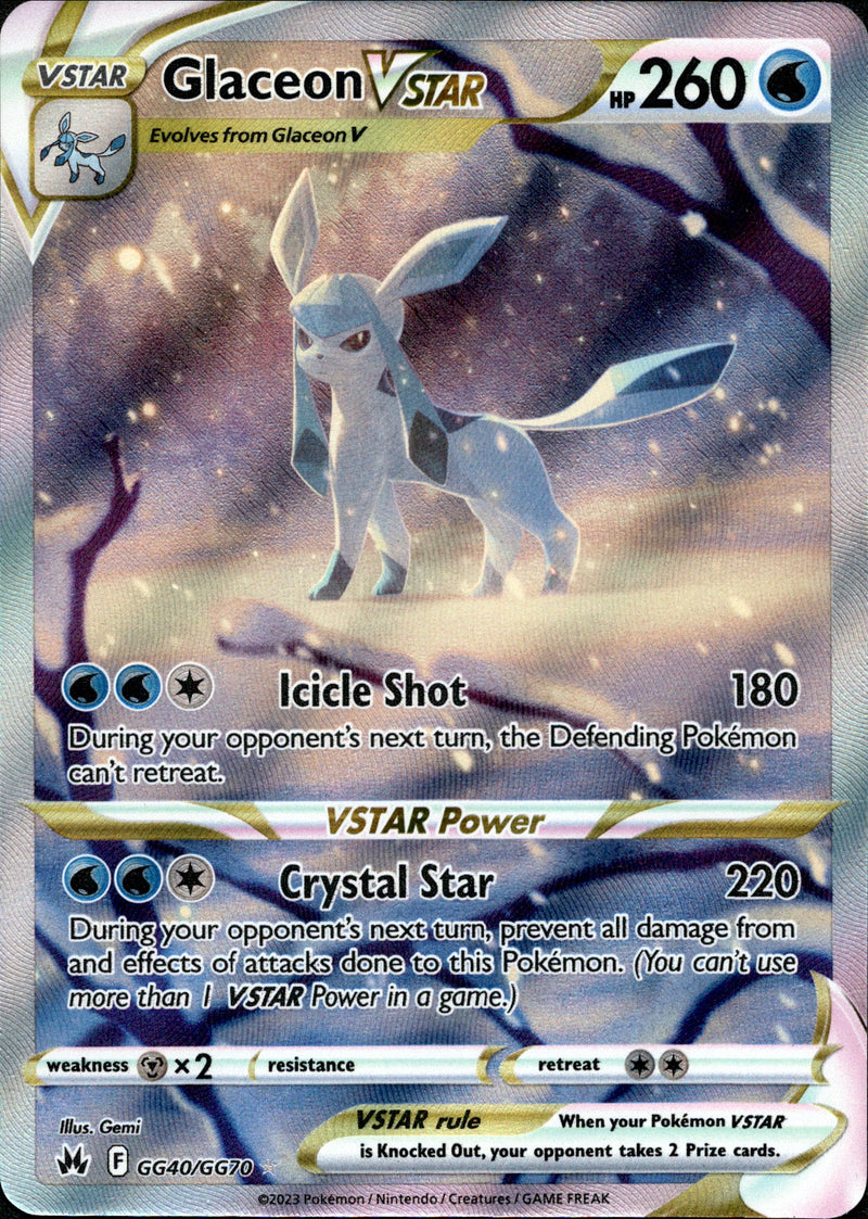 GG40/GG70 Glaceon VSTAR Crown Zenith