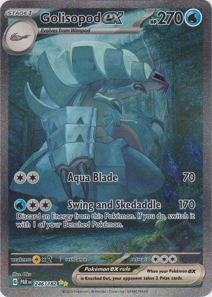 246/182 Golisopod EX Special Illustration Rare Paradox Rift