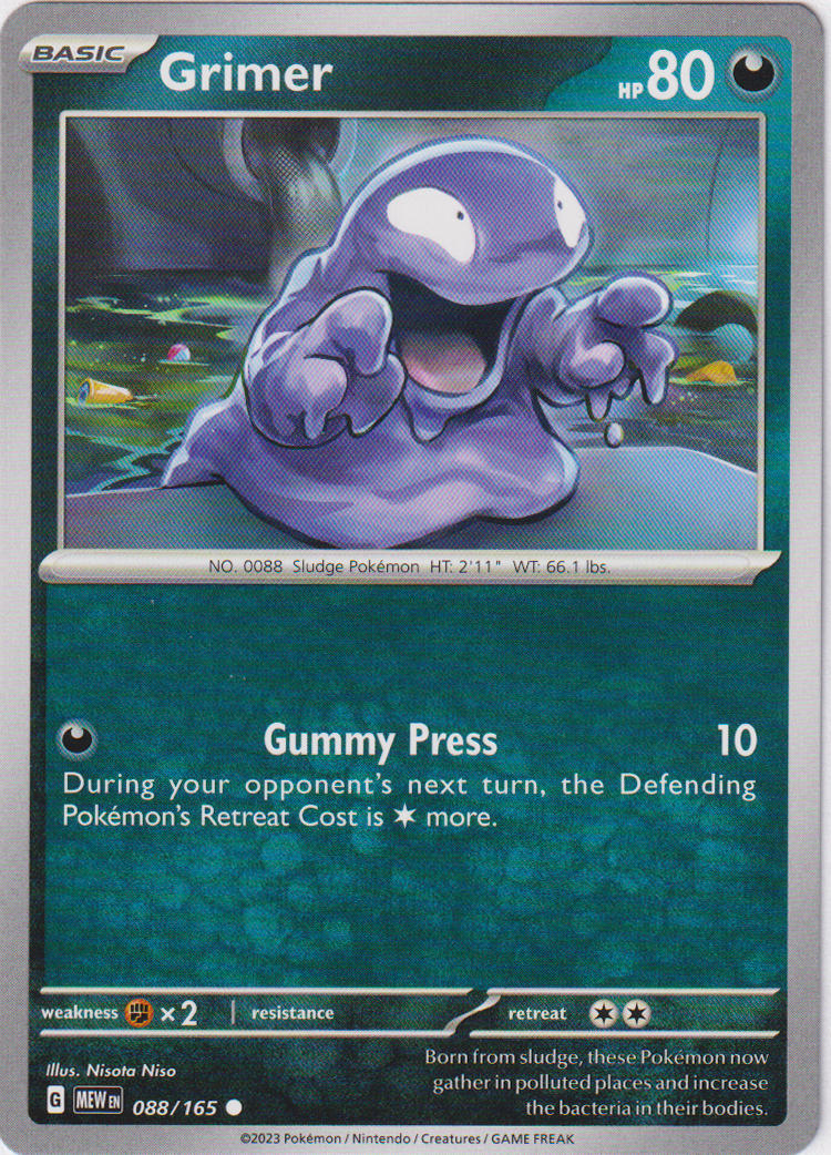 088/165 Grimer Common Scarlet & Violet 151