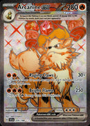 224/198 Arcanine EX Full Art Ultra Rare  Scarlet & Violet