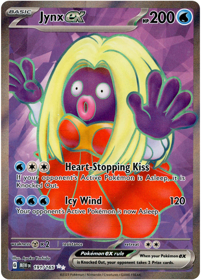 191/165 Jynx EX Ultra Rare Scarlet & Violet 151