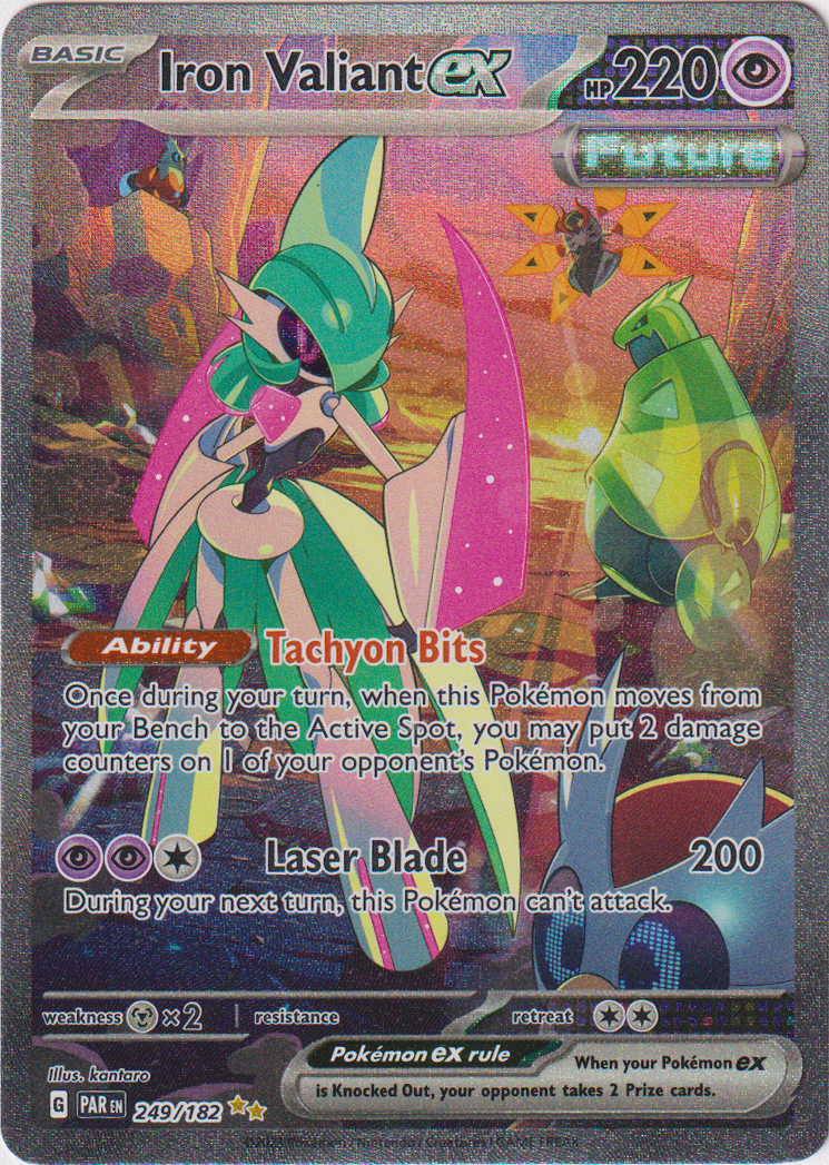 249/182 Iron Valiant EX Special Illustration Rare Paradox Rift