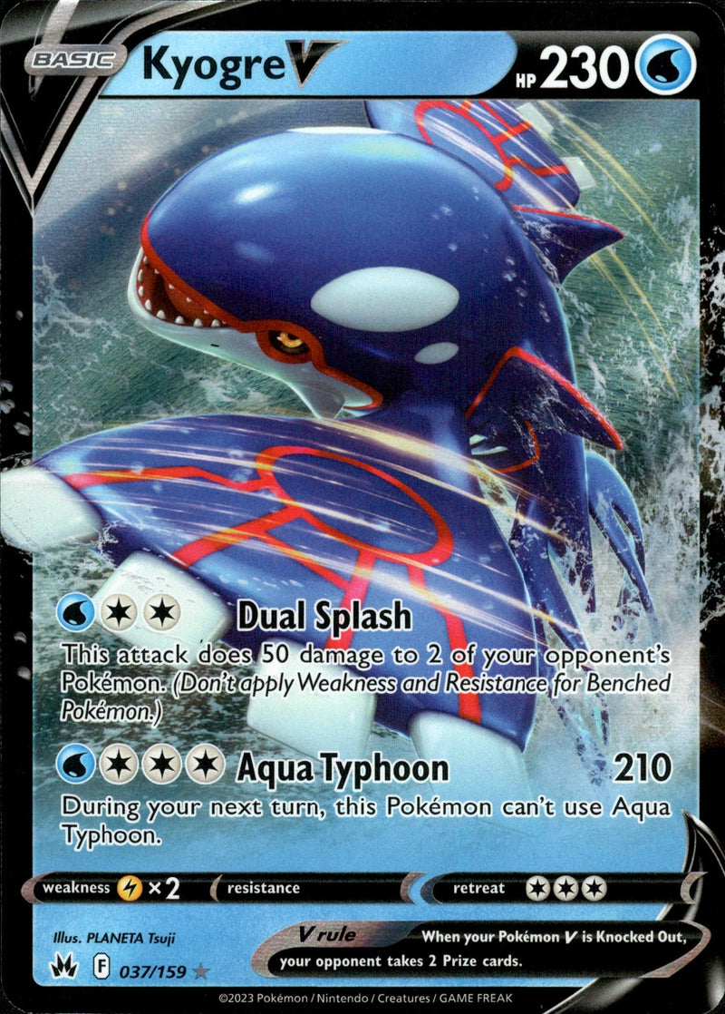 037/159 Kyogre V Crown Zenith