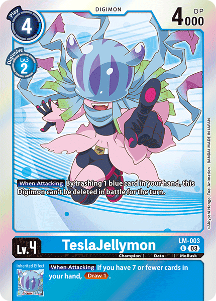 LM-003 TeslaJellymon Uncommon (BT15)