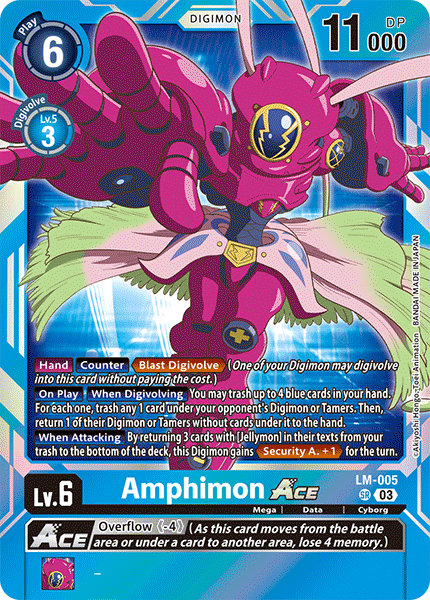 LM-005 Amphimon ACE Super Rare (BT15)