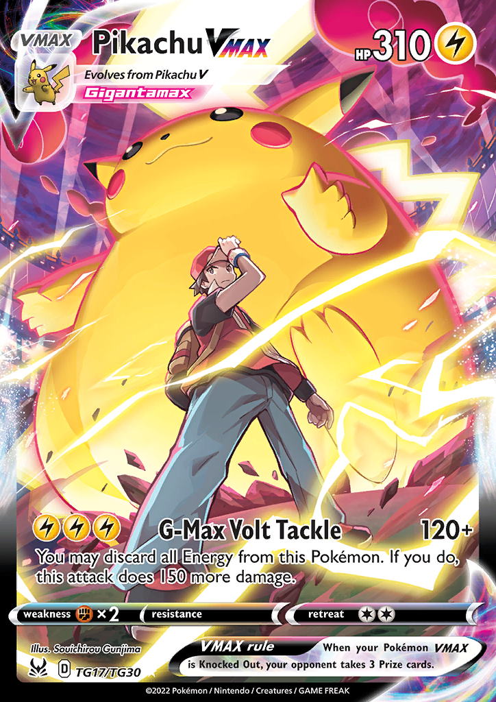 TG17/TG30 Pikachu VMAX Lost Origin