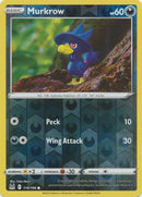 114/196 Murkrow Common Reverse Holo Lost Origin