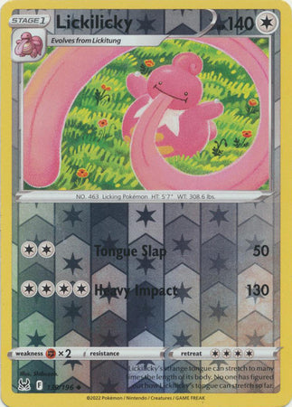 139/196 Lickilicky Uncommon Reverse Holo Lost Origin