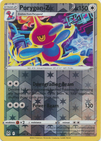 142/196 Porygon-Z Rare Reverse Holo Lost Origin