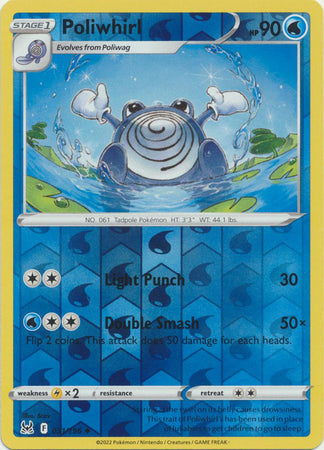 031/196 Poliwhirl Uncommon Reverse Holo Lost Origin