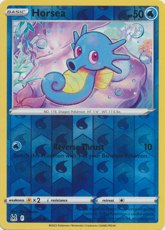 035/196 Horsea Common Reverse Holo Lost Origin