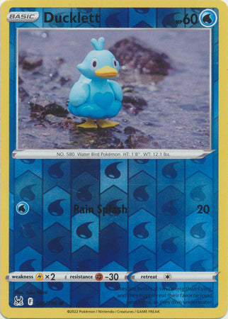 046/196 Ducklett Common Reverse Holo Lost Origin