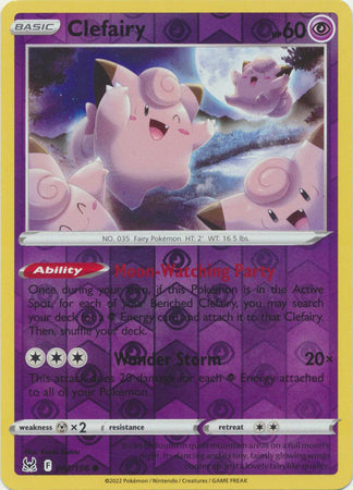 062/196 Clefairy Common Reverse Holo Lost Origin