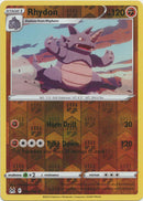 090/196 Rhydon Uncommon Reverse Holo Lost Origin