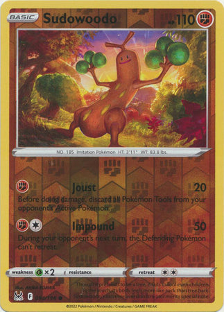 094/196 Sudowoodo Common Reverse Holo Lost Origin