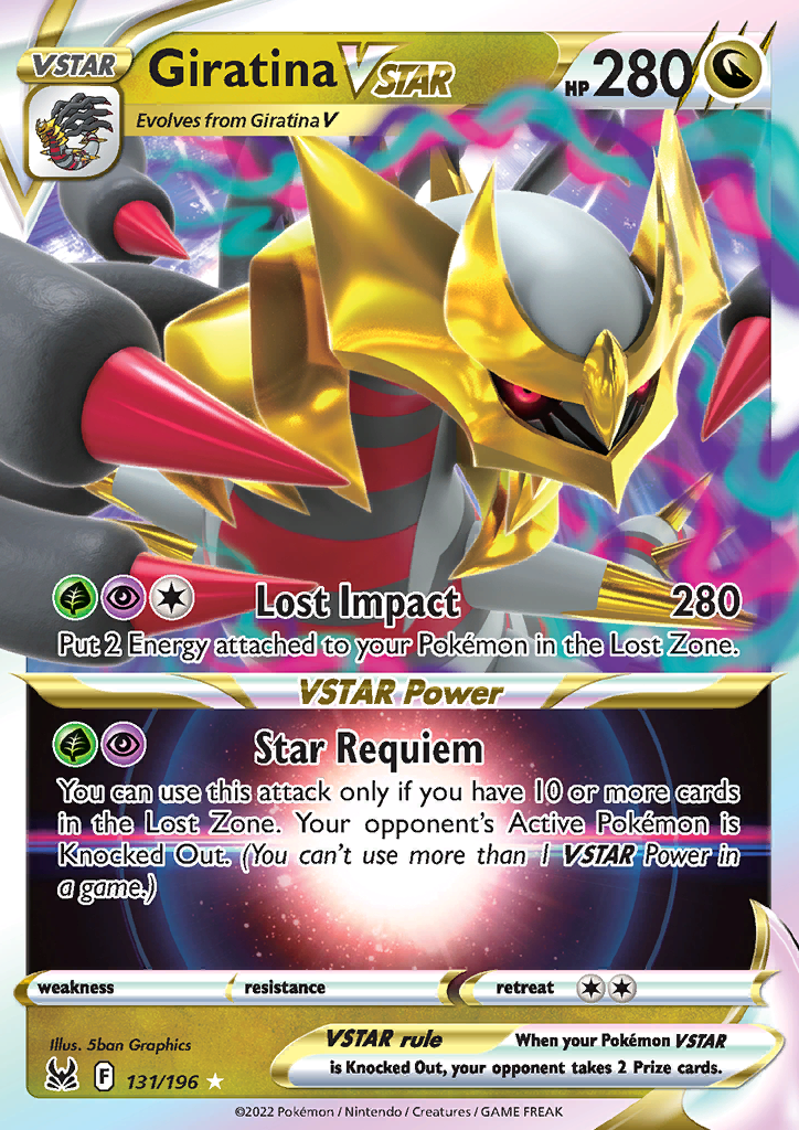 131/196 Giratina VSTAR Lost Origin