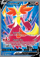 173/196 Delphox V Full Art Lost Origin