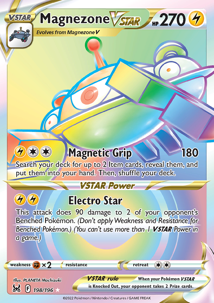 198/196 Magnezone VSTAR Secret Lost Origin