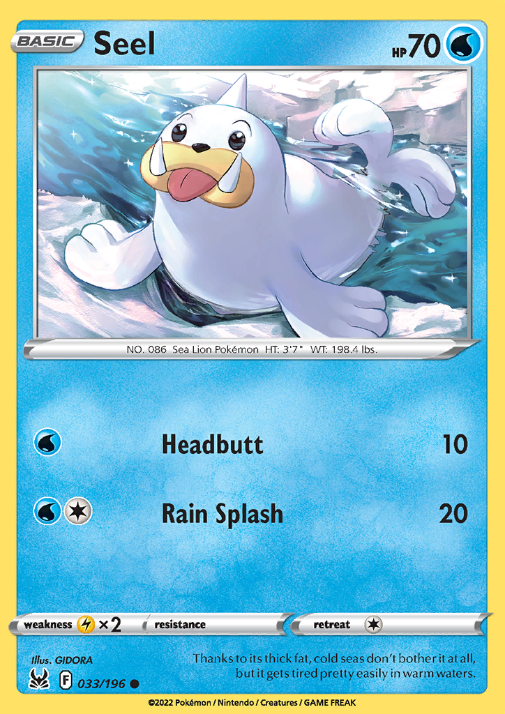 033/196 Seel Common Lost Origin