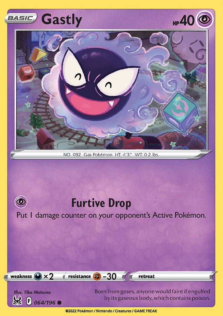 064/196 Gastly Common Lost Origin