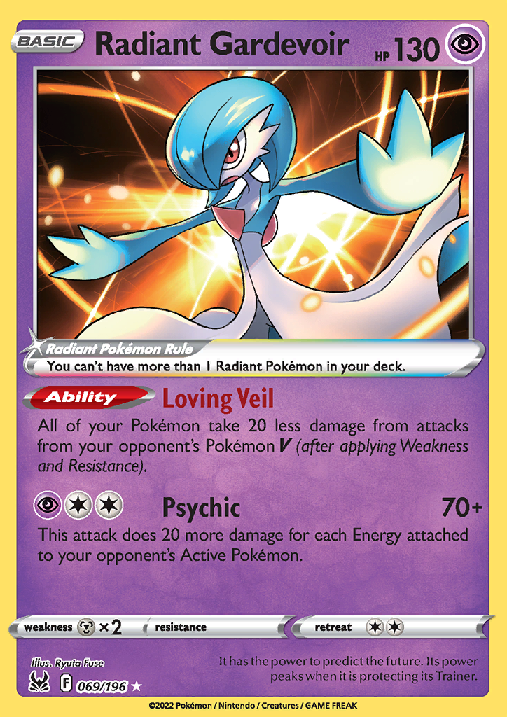 069/196 Radiant Gardevoir Radiant Lost Origin