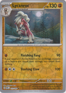 117/197 Lycanroc Uncommon Reverse Holo Obsidian Flames