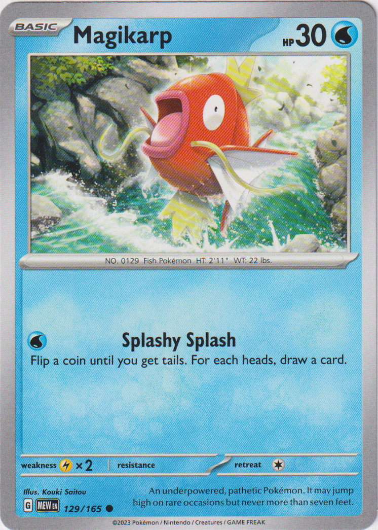 129/165 Magikarp Common Scarlet & Violet 151