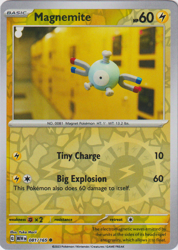 081/165 Magnemite Uncommon Reverse Holo Scarlet & Violet 151