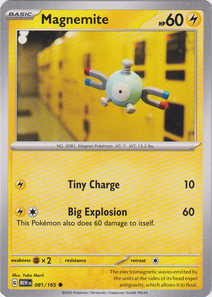 081/165 Magnemite Uncommon Scarlet & Violet 151