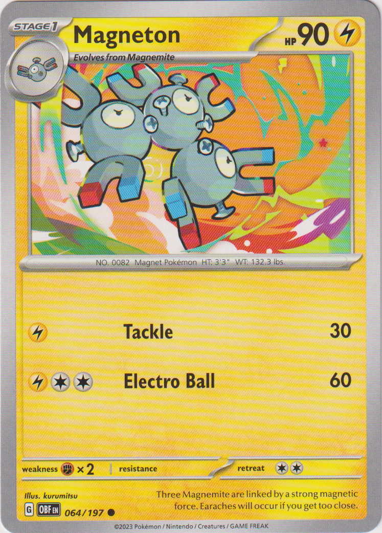 064/197 Magneton Common Obsidian Flames