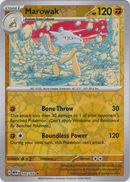 105/165 Marowak Rare Reverse Holo Scarlet & Violet 151