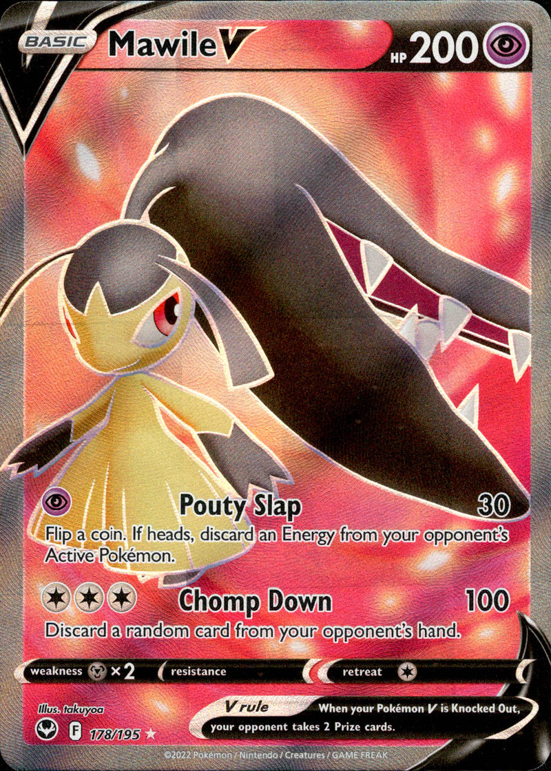 178/195 Mawile V Full Art Silver Tempest