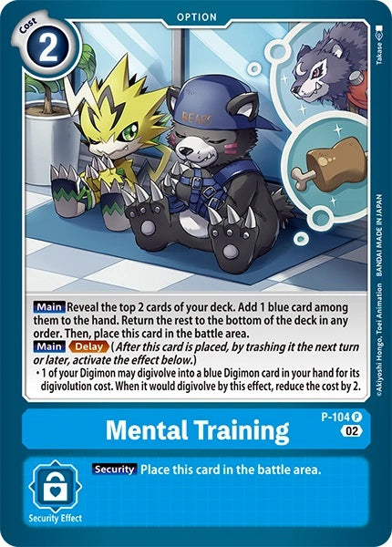 P-104 Mental Training Limited Card Set Promo