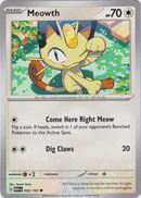 052/165 Meowth Common Scarlet & Violet 151