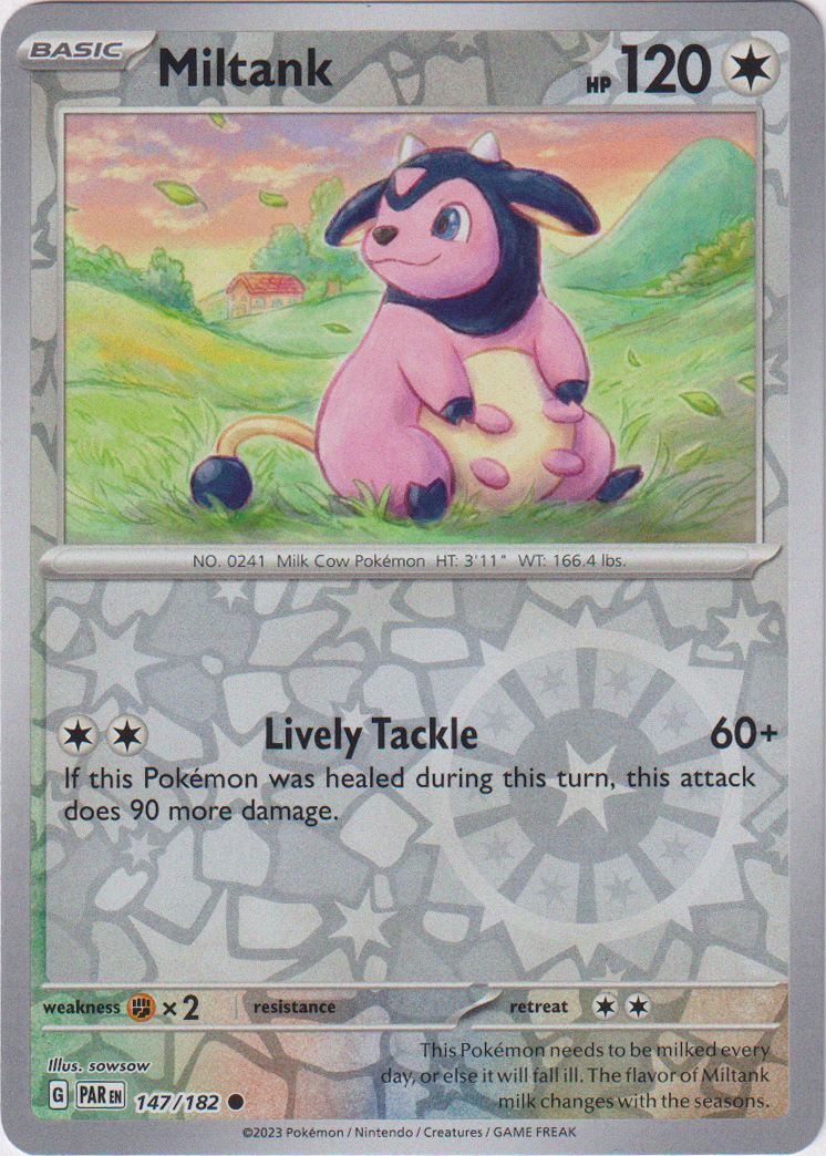 147/182 Miltank Common Reverse Holo Paradox Rift