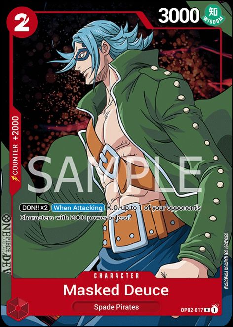 OP02-017 Masked Deuce Alternate Art