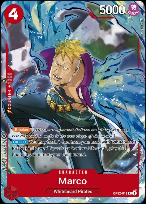 OP02-018 Marco Alternate Art