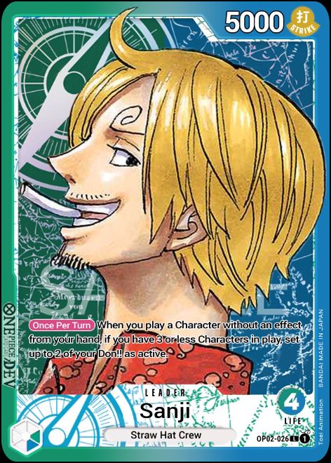 OP02-026 Sanji Alternate Art