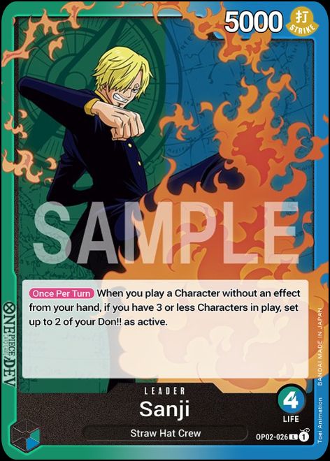 OP02-026  Sanji Leader