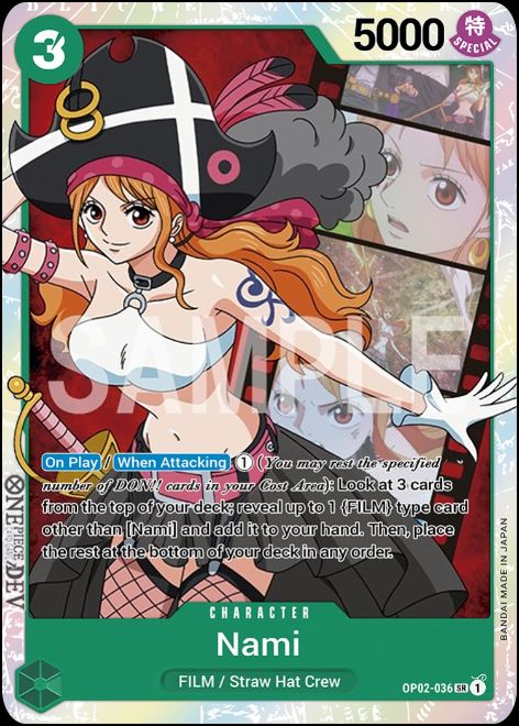 OP02-036 Nami Super Rare