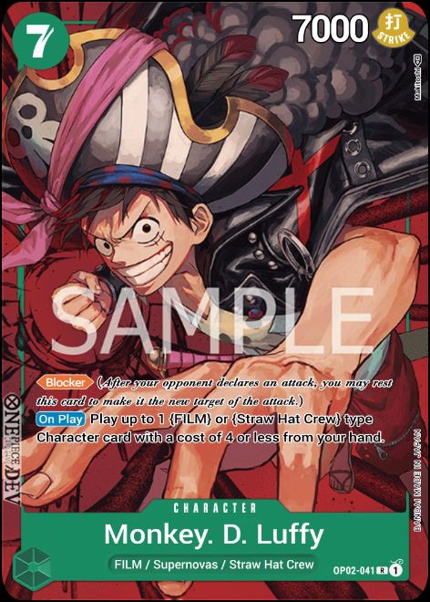 OP02-041 Monkey.D.Luffy Alternate Art