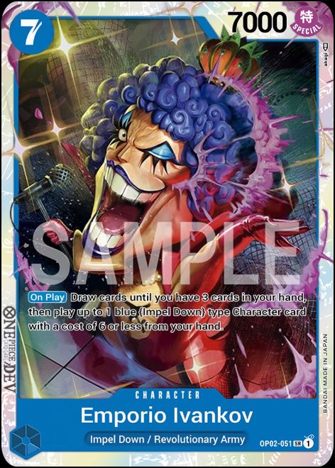 OP02-051  Emporio Ivankov Super Rare