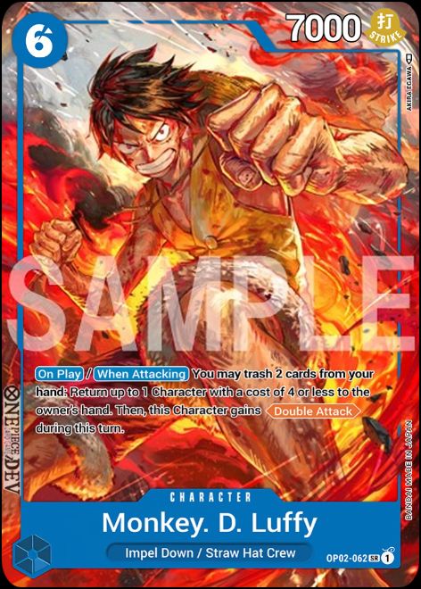 OP02-062 Monkey. D. Luffy Alternate Art