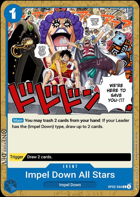 OP02-066  Impel Down All Stars Common