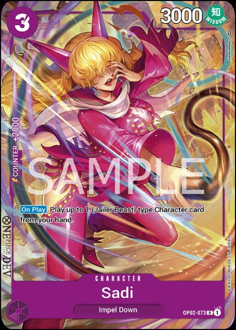 OP02-073 Sadi Alternate Art