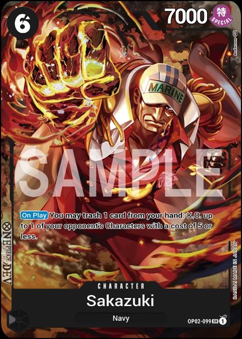 OP02-099 Sakazuki Alternate Art