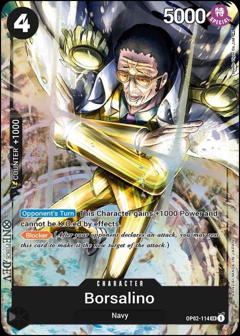 OP02-114 Borsalino Alternate Art