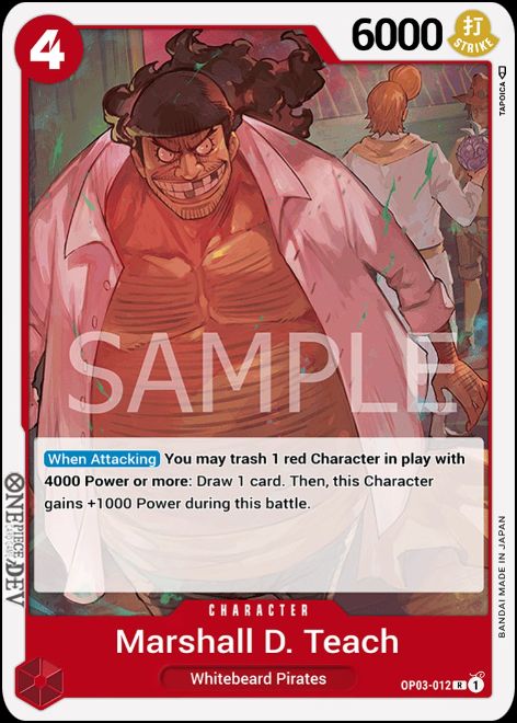 OP03-012 - Marshall D. Teach Rare