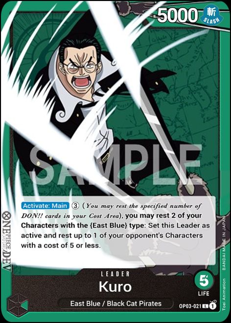 OP03-021 - Kuro Leader