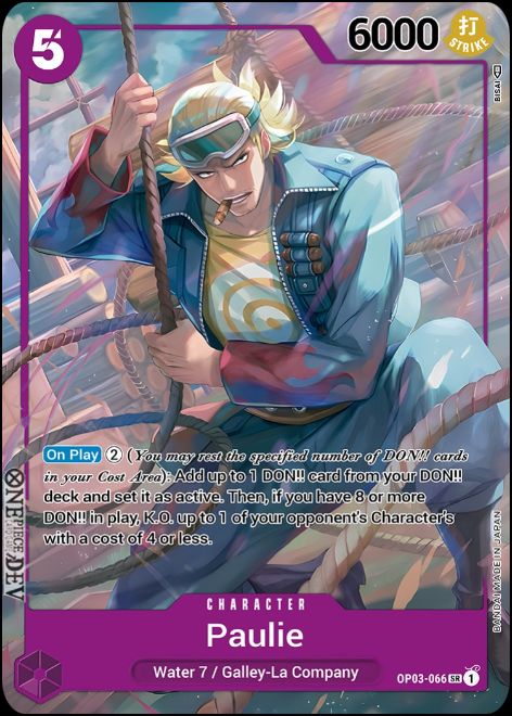 OP03-066 - Paulie Alternate Art